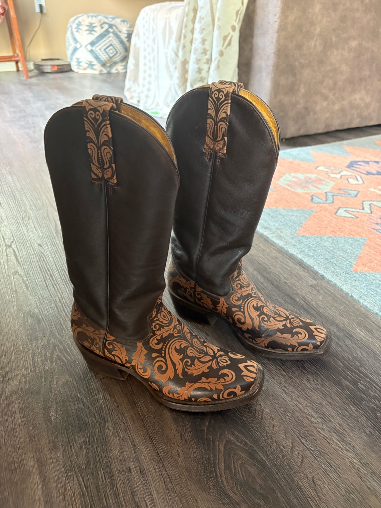 Nwb Tin Haul Co Fillygree Western Boots